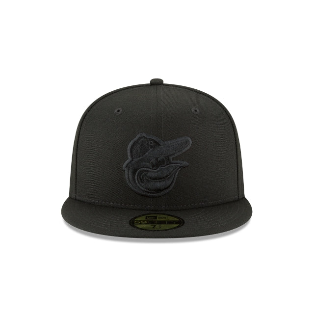 Baltimore Orioles Blackout Basic 59FIFTY Fitted Hat
