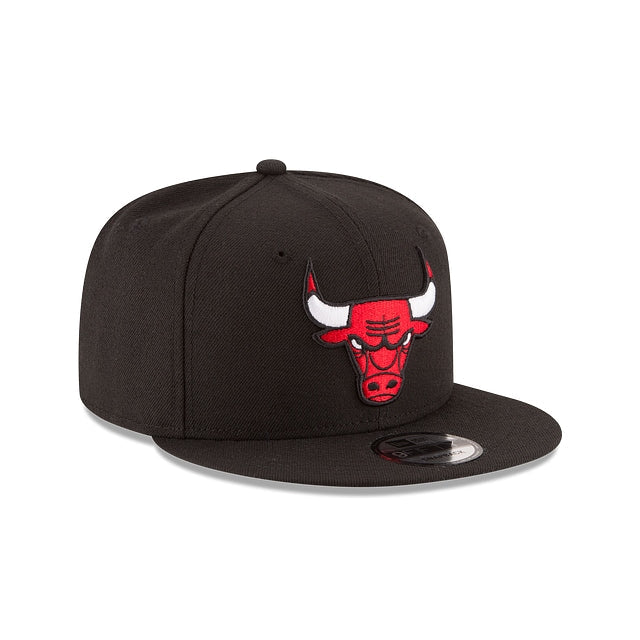 Chicago Bulls Black 9FIFTY Snapback Hat