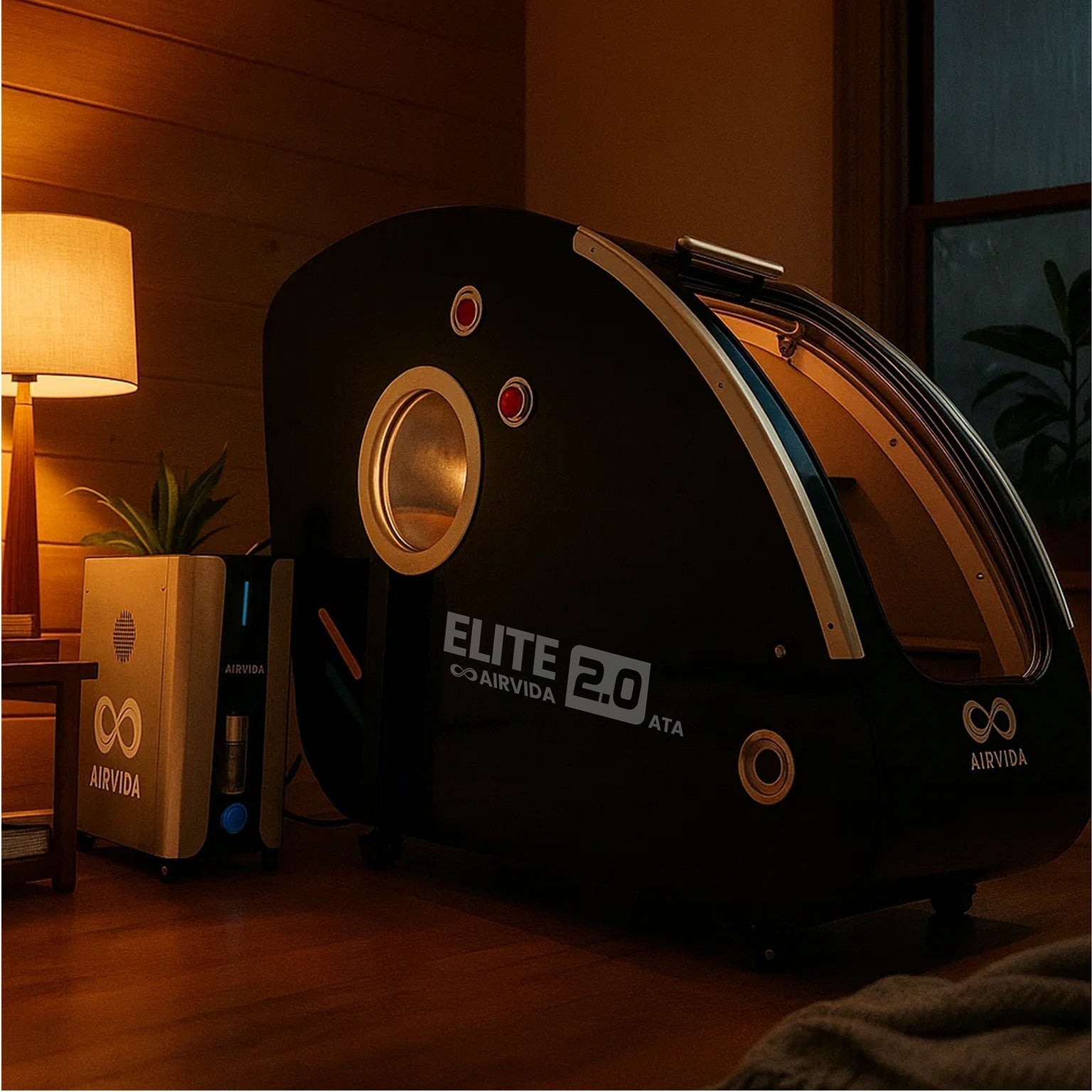 Sitting Hard Shell Hyperbaric Chamber 1.3-2.0 ATA -Airvida Elite