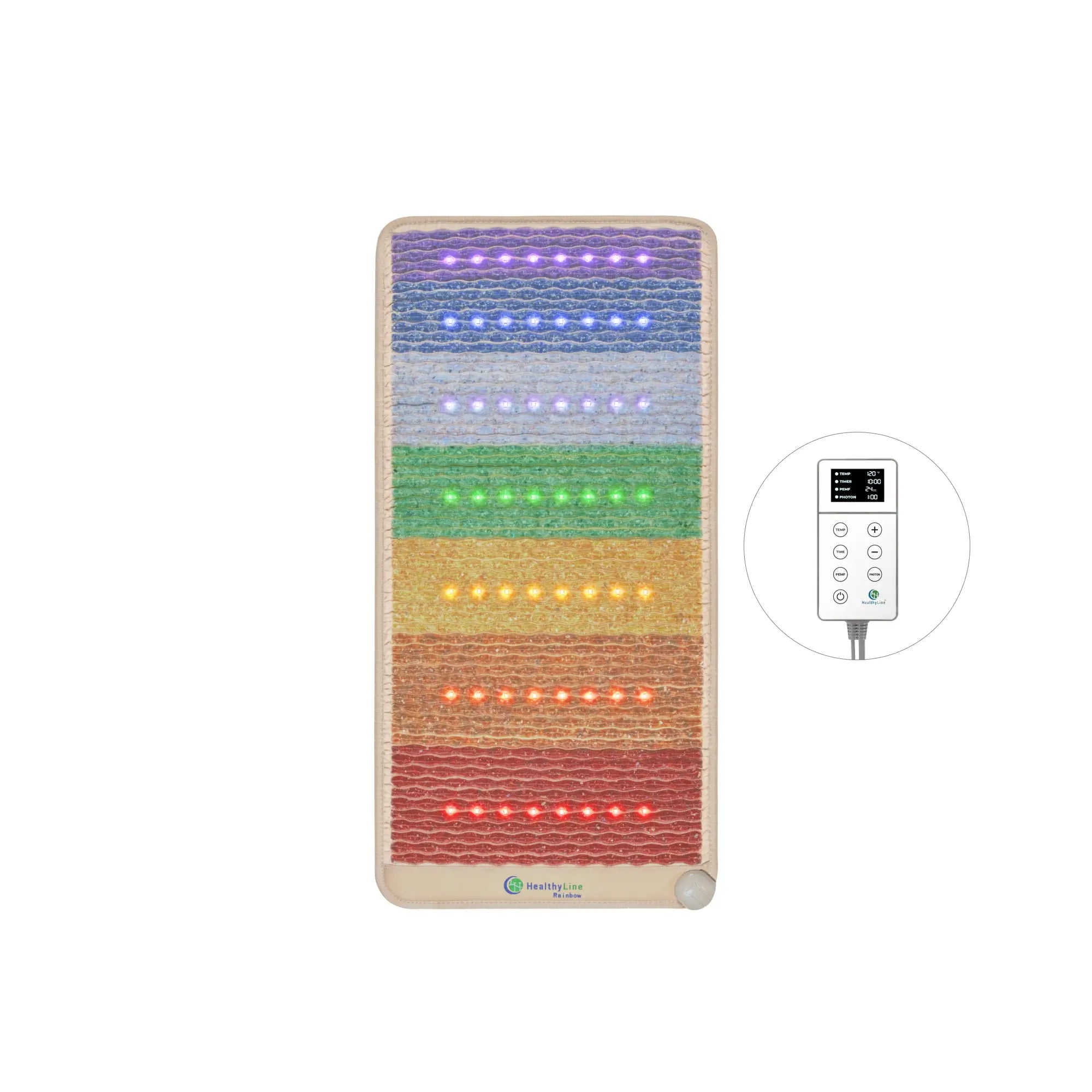 Rainbow Chakra Series | PEMF Far Infrared Heating Mats