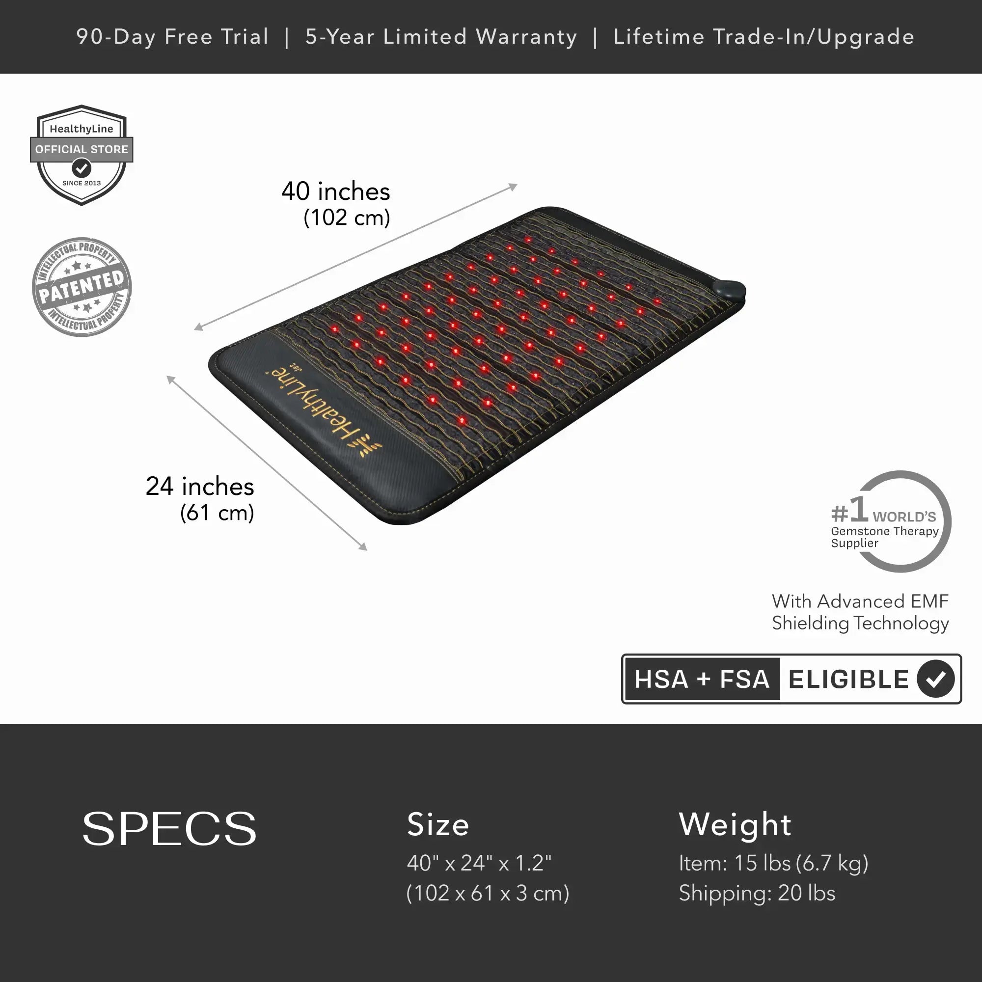 Jet Series | PEMF Far Infrared Heating Mats