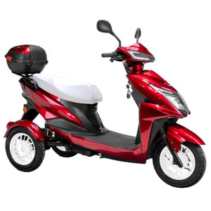 Bespoke Regal 3 Wheel Mobility Scooter - Red