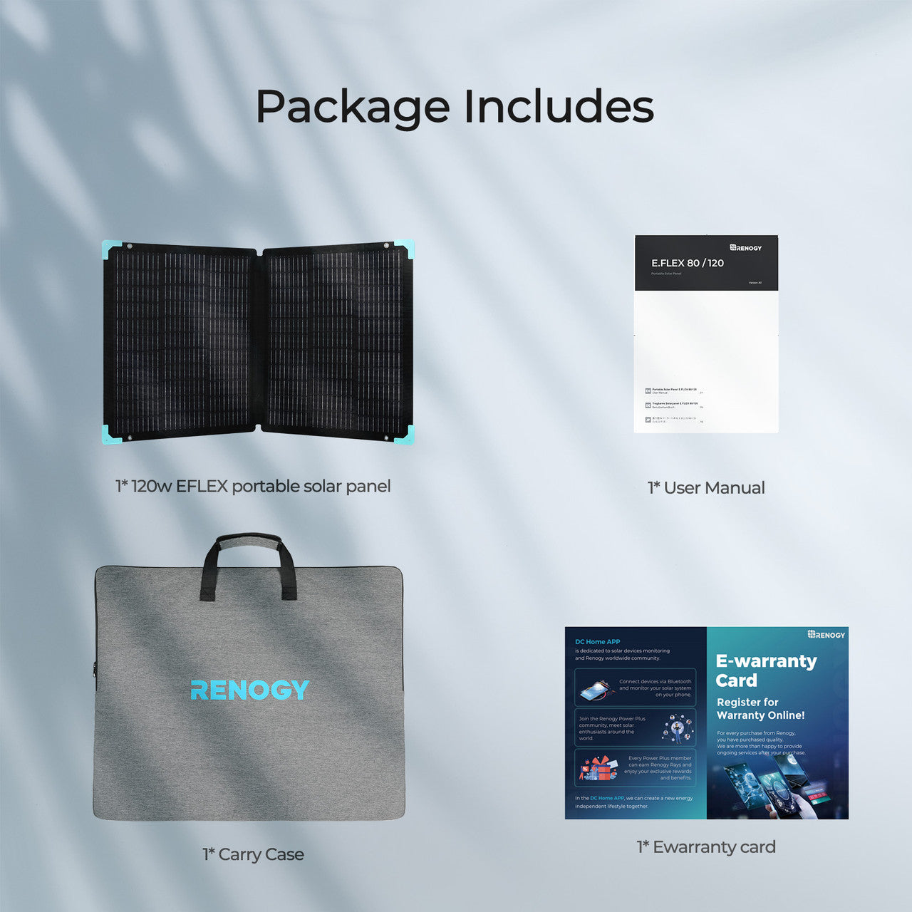 RENOGY FLEX 120W Portable Solar Panel