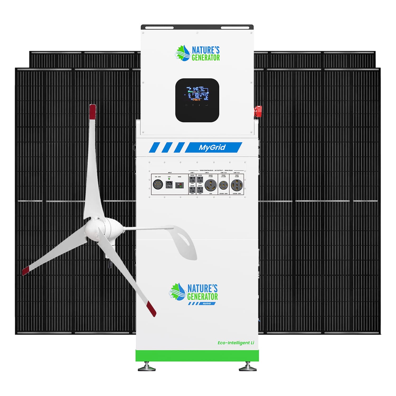 MyGrid 10K Solar and Wind Generator for Home