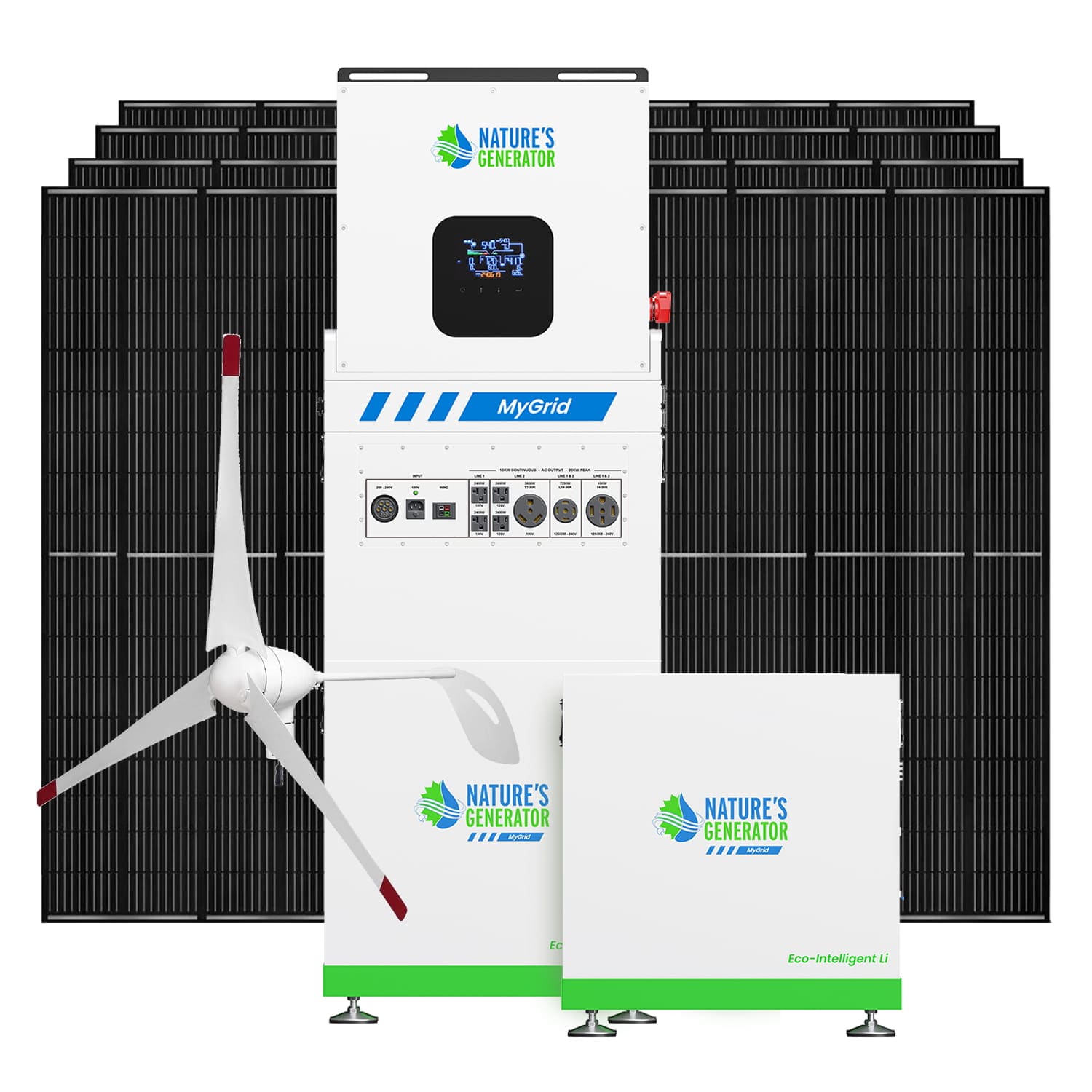 MyGrid 10K Solar and Wind Generator for Home