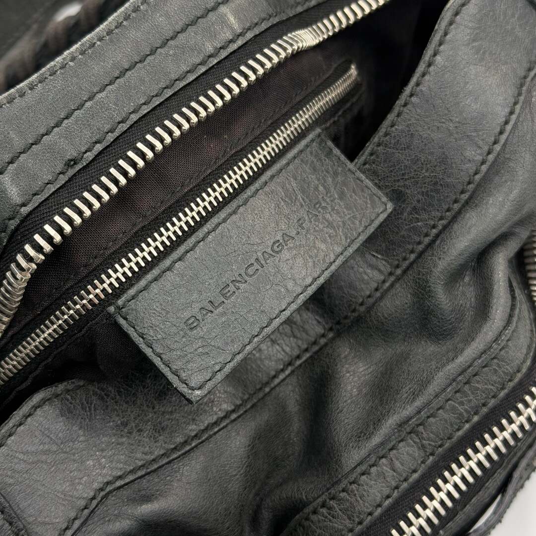 2010 Balenciaga The Giant City 21 Leather Black Bag