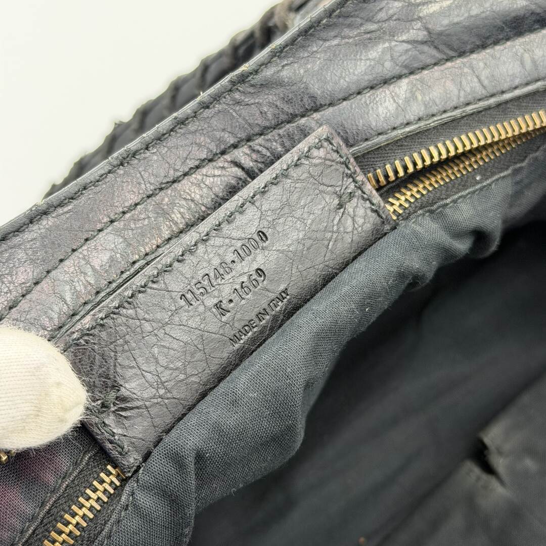 2012 Balenciaga The Giant City Leather Black Bag