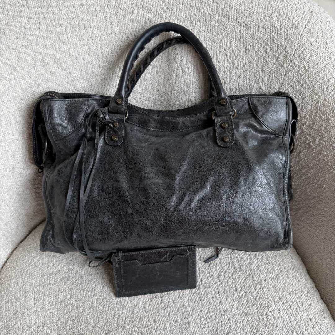 2006 Balenciaga The City Leather Black Bag