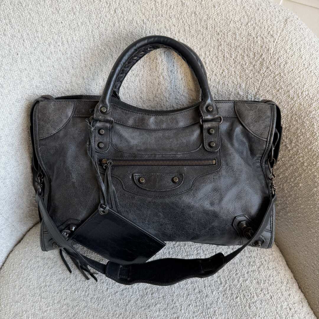 2009 Balenciaga Classic City Leather Black Bag