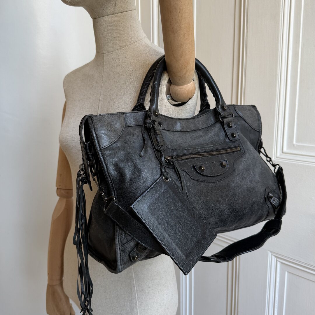 2009 Balenciaga Classic City Leather Black Bag