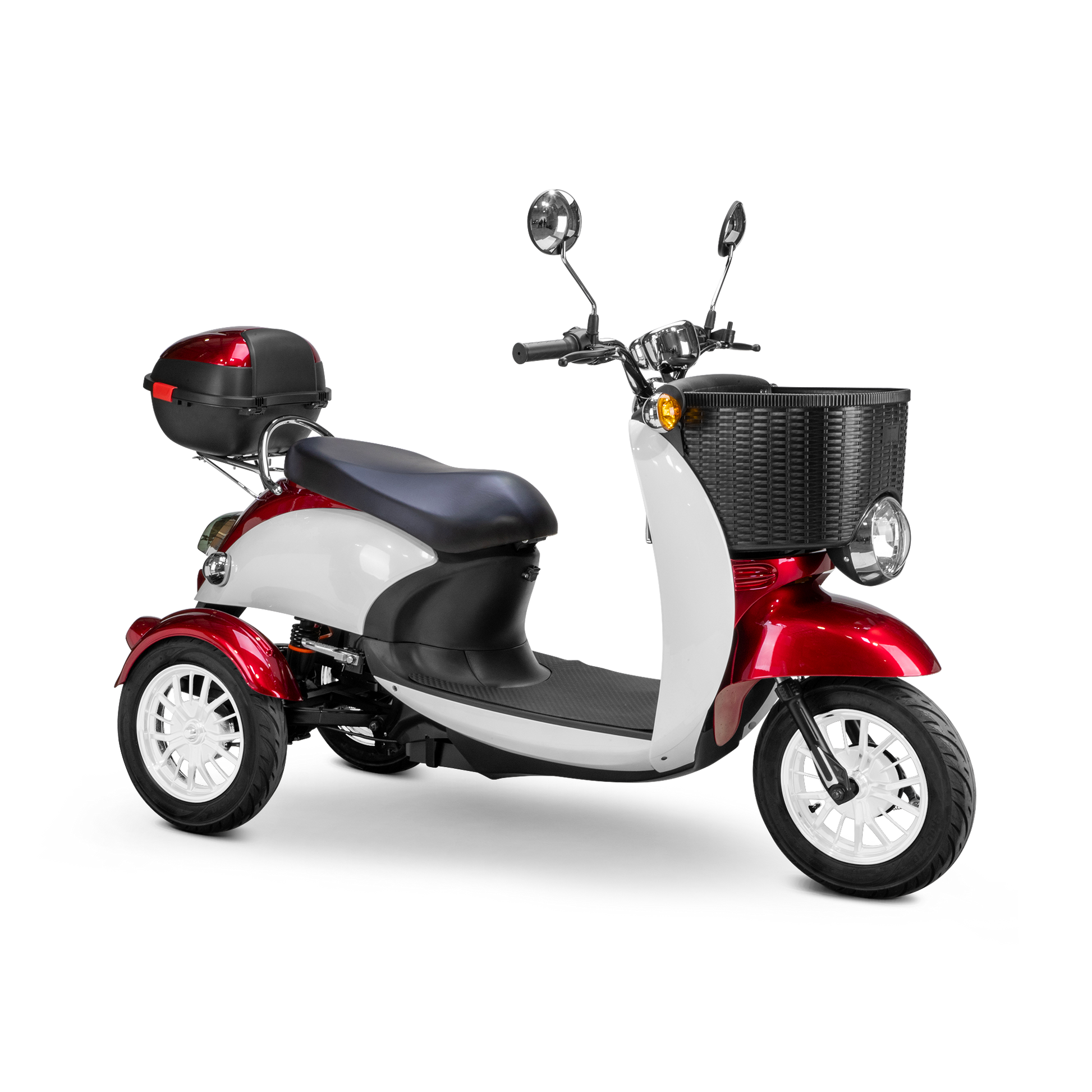 Bespoke Supreme 3-Wheel Mobility Scooter - Red & White