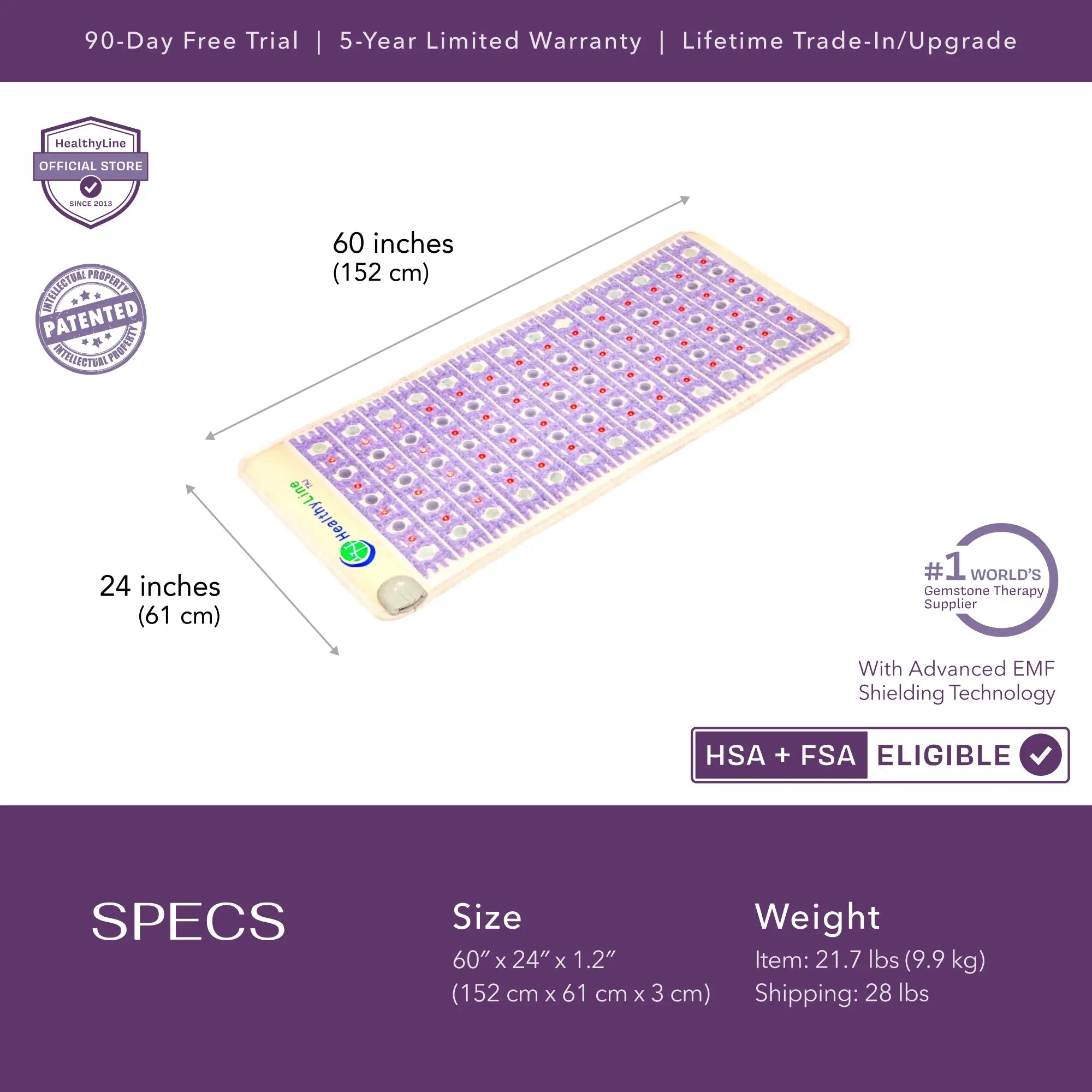 TAJ Series | PEMF Far Infrared Heating Mats