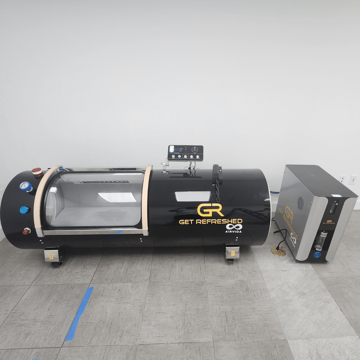 Airvida Ultra 1.3-2.0 ATA Hard Shell Lying Hyperbaric Chambers