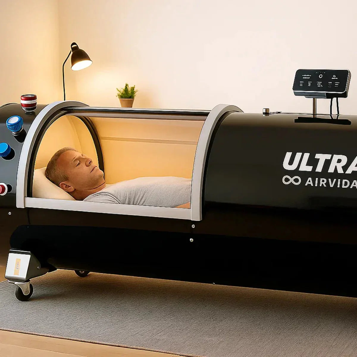 Airvida Ultra 1.3-2.0 ATA Hard Shell Lying Hyperbaric Chambers