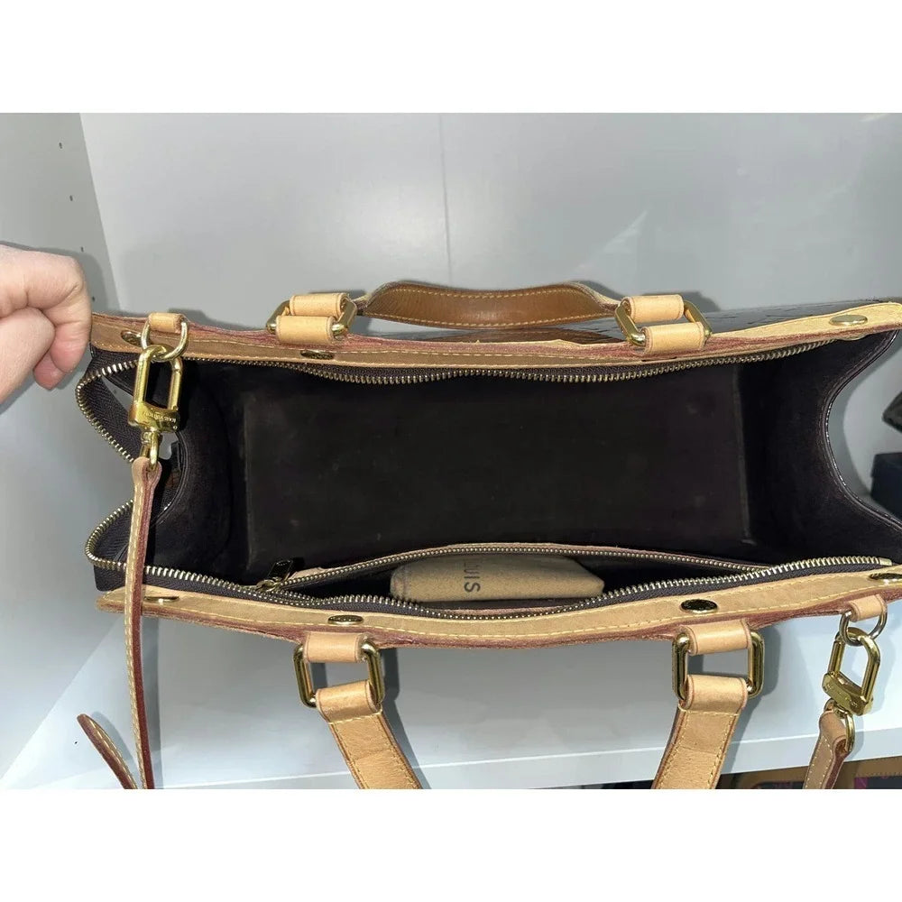 Louis Vuitton Alma BB Monogram Vernis Leather Bag
