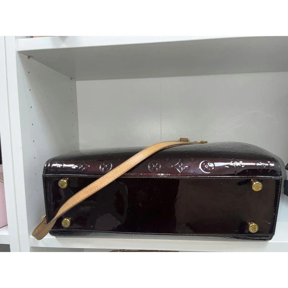 Louis Vuitton Alma BB Monogram Vernis Leather Bag