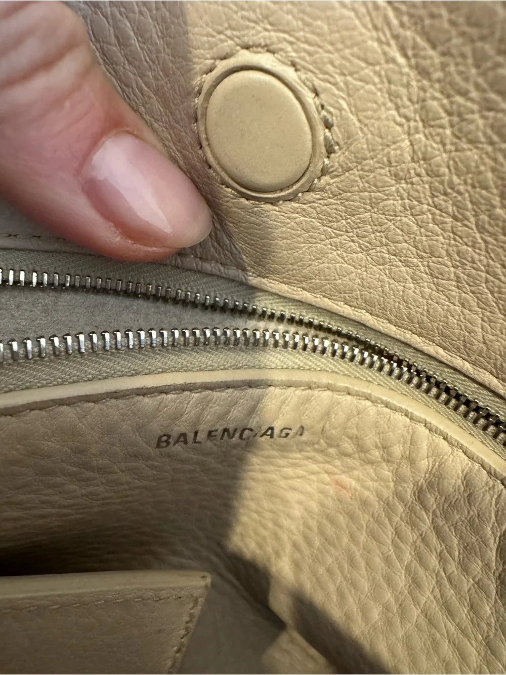 Balenciaga Beige City Bag Mini