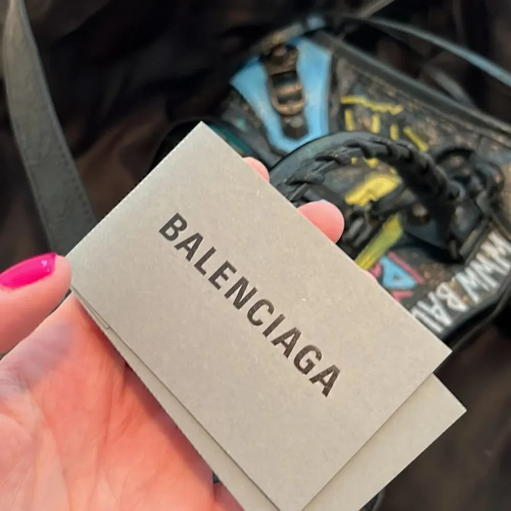 NWT Balenciaga Mini City Graffiti