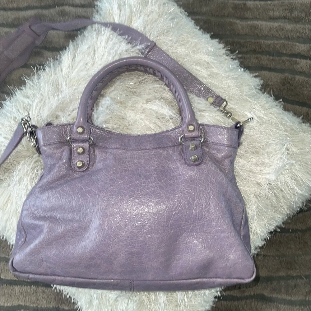 Balenciaga Purple City Bag