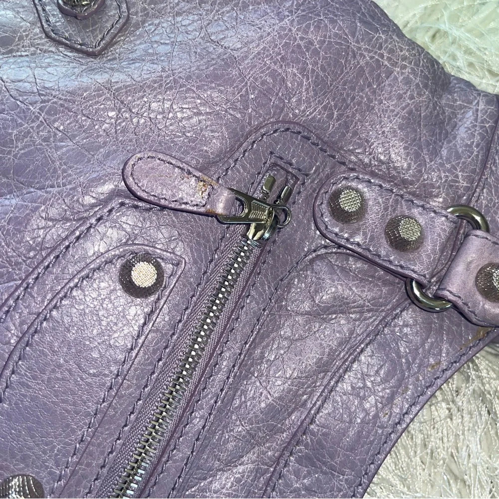 Balenciaga Purple City Bag