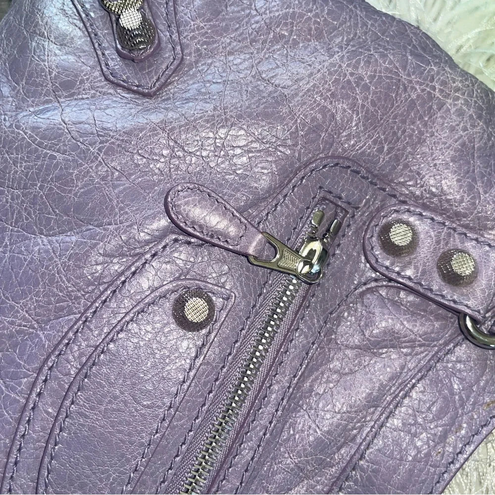 Balenciaga Purple City Bag
