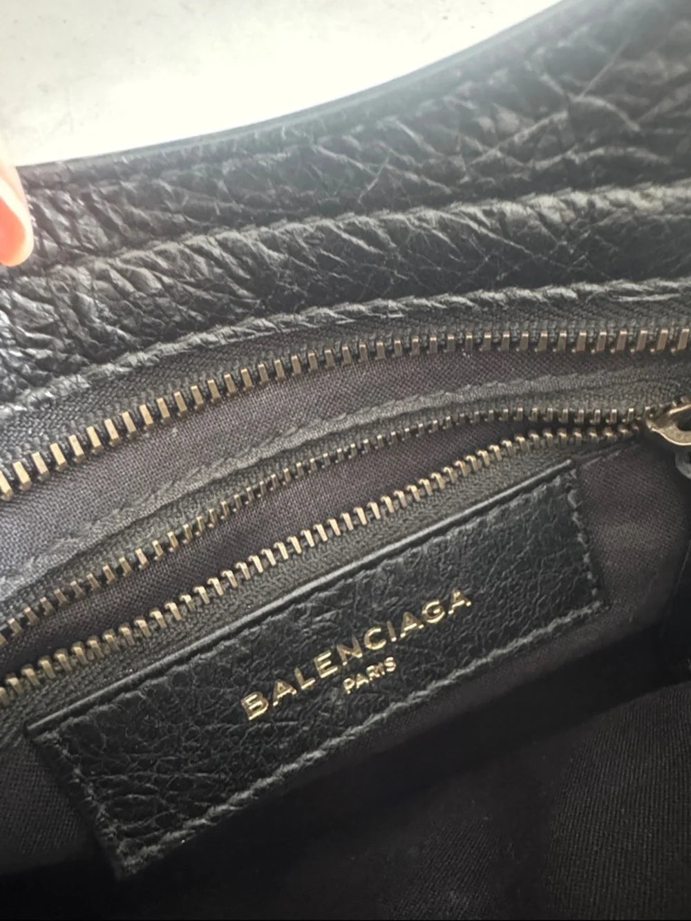 Balenciaga Agneau Graffiti Mini City Bag