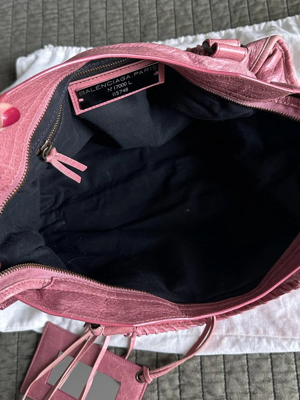 Balenciaga Le City Bag — Medium in Pink