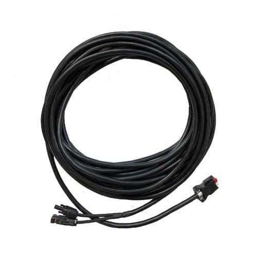 Nature's Generator Power Panel with 50 foot cable and MC4 Branch Connector