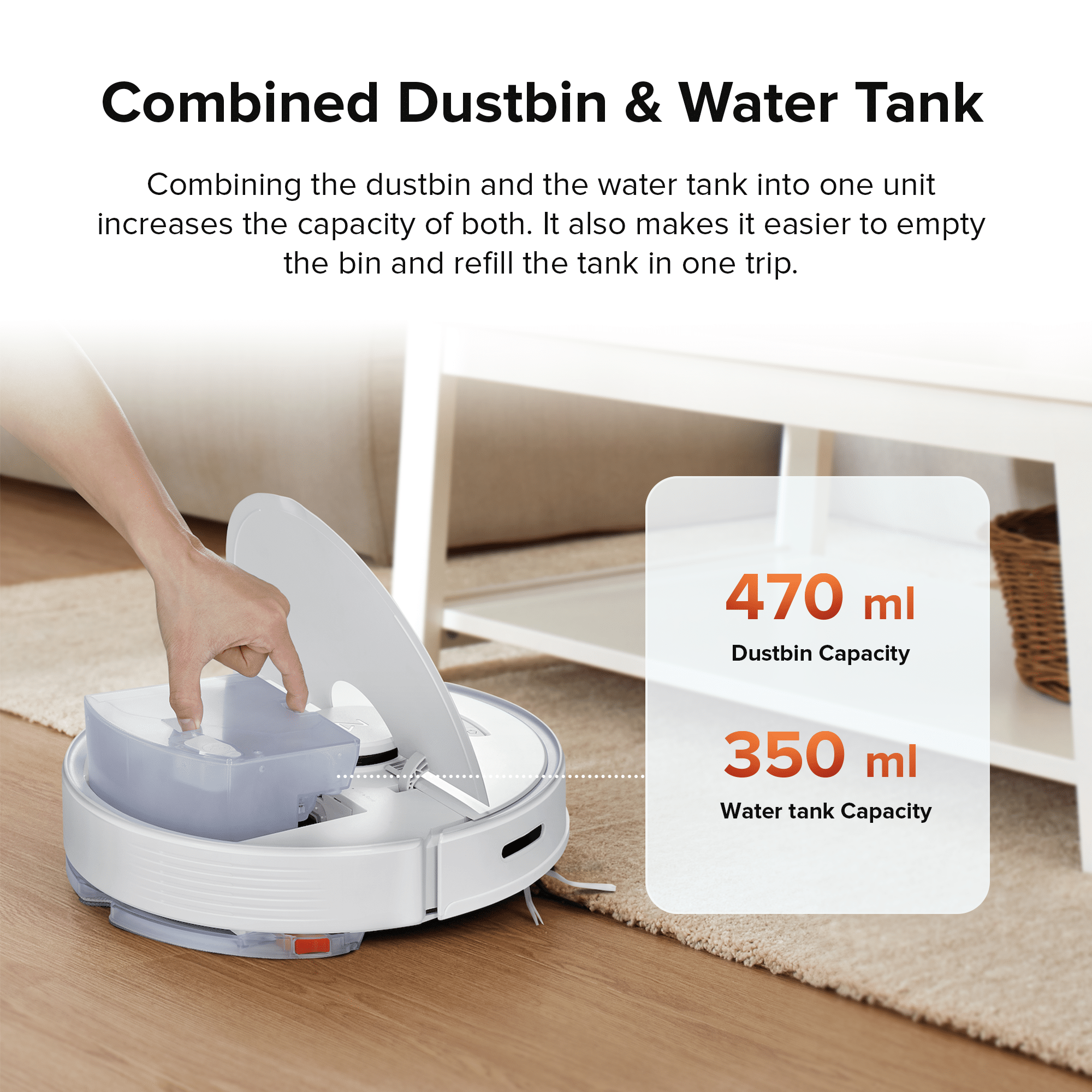 Roborock Q7 Max Robot Vacuum and Mop with 4200 Pa Power Suction