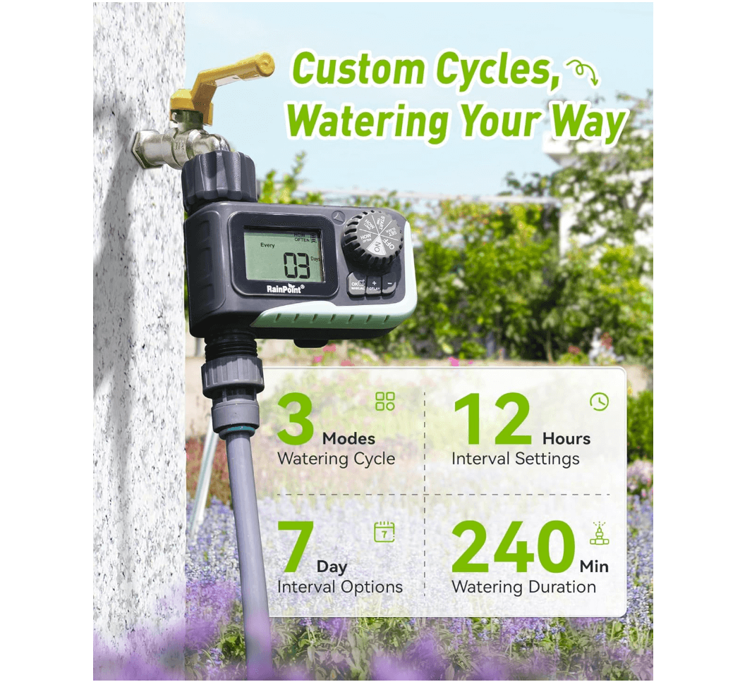 RainPoint 1-Zone Hose Water Timer