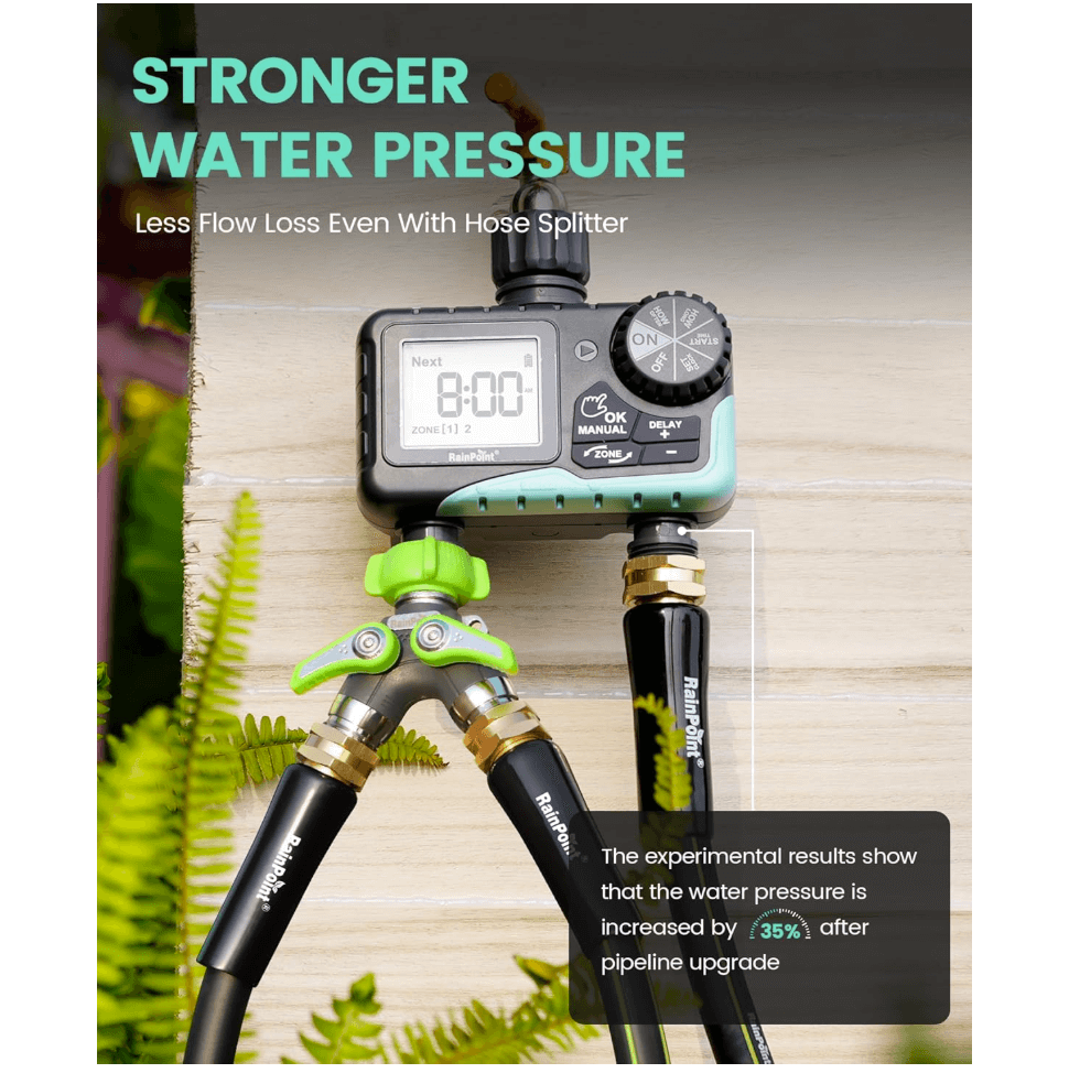 RainPoint 2-Zone Hose Water Timer