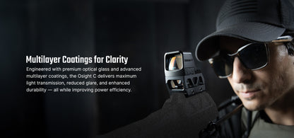 Olight Osight C Open Reflex Optic with Replaceable Side-Loading Battery