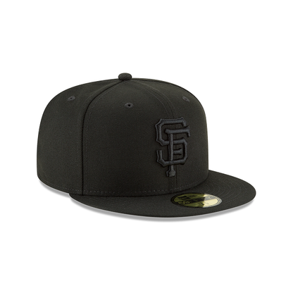 San Francisco Giants Blackout Basic 59FIFTY Fitted Hat