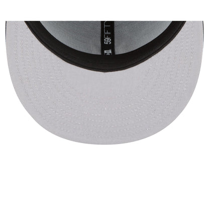 New York Yankees Black and White Basic 59FIFTY Fitted Hat