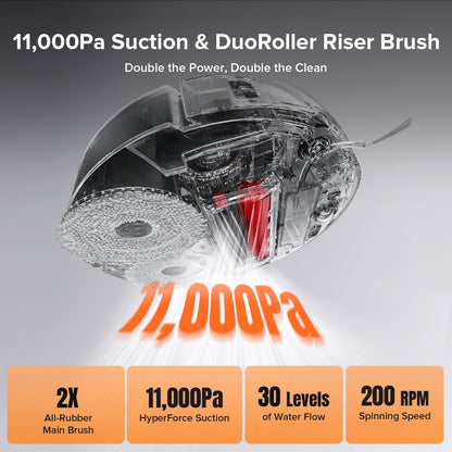 Roborock Qrevo Slim Robot Vacuum with Multifunctional Self-Cleaning Dock 3.0 (Upgraded from Qrevo Master)