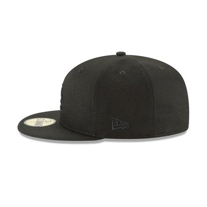 St. Louis Cardinals Basic Black on Black 59FIFTY Fitted Hat