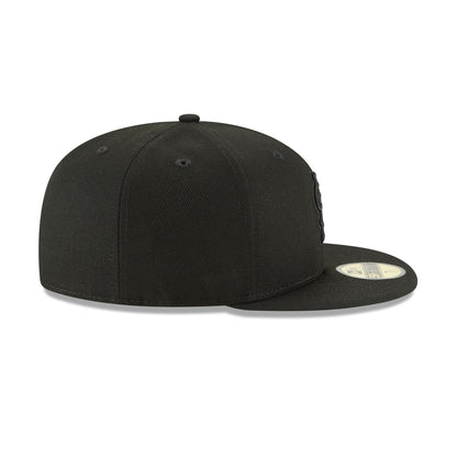 St. Louis Cardinals Basic Black on Black 59FIFTY Fitted Hat