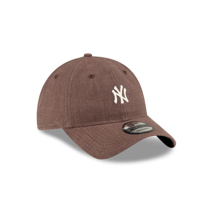 New York Yankees Soft Linen Brown 9TWENTY Adjustable Hat