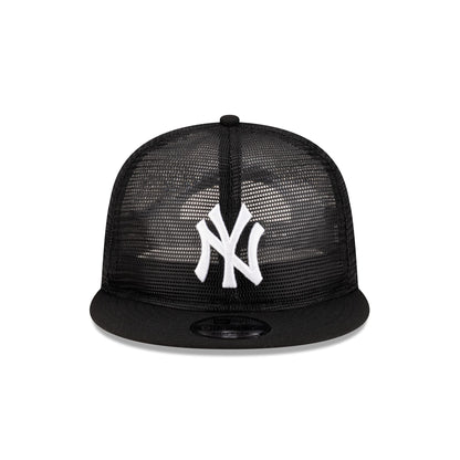 New York Yankees Black Mesh 9FIFTY Snapback Hat