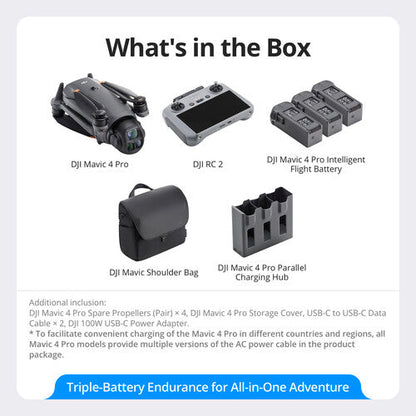 DJI Mavic 4 Pro RC2 Fly More Combo