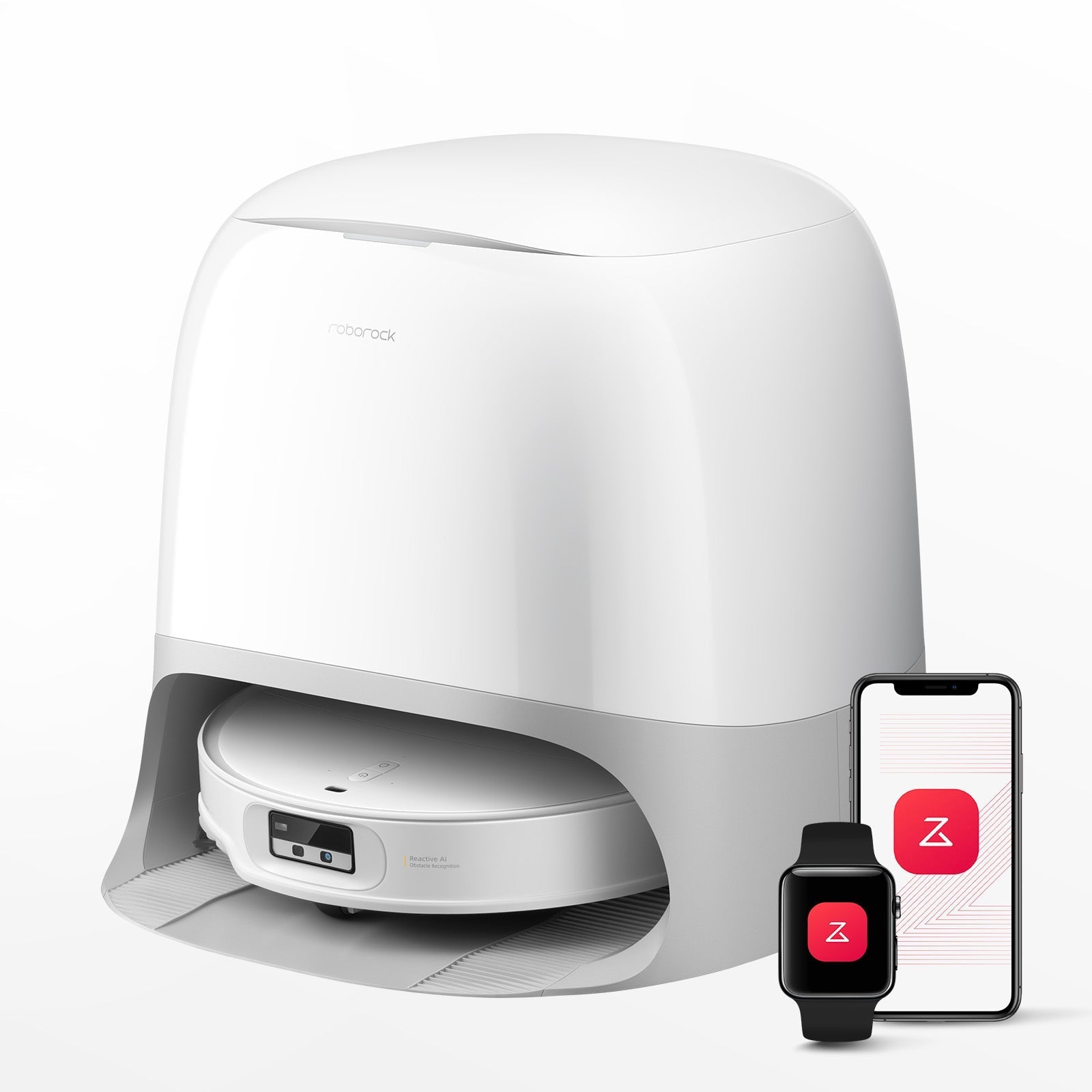 Roborock Qrevo CurvX Robot Vacuum with Multifunctional Dock 3.0 Thermo+