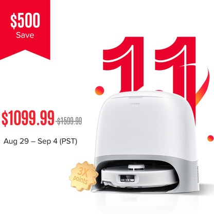 Roborock Qrevo Curv Robot Vacuum with Multifunctional Dock 3.0