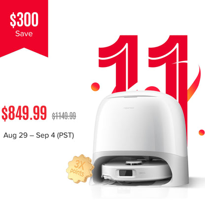 Roborock Qrevo Curv S5X Robot Vacuum with Multifunctional Dock 3.0