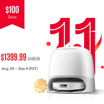 Roborock Qrevo CurvX Robot Vacuum with Multifunctional Dock 3.0 Thermo+