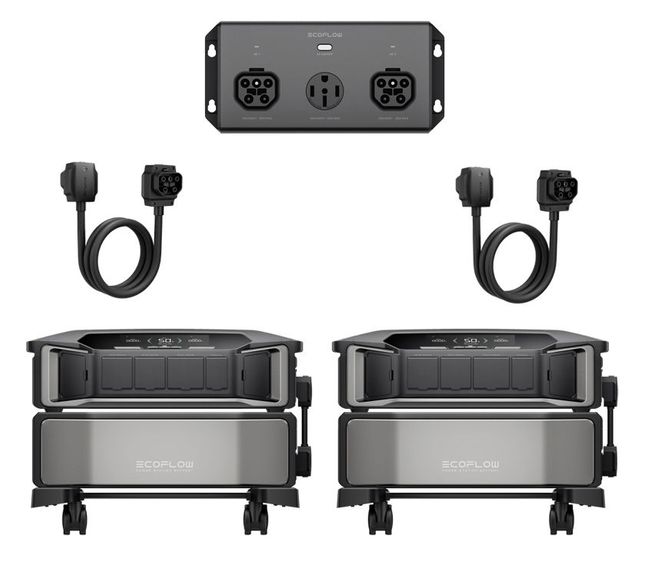 Ecoflow 2x Delta Pro Ultra Powerstations and 50 Amp Hub Kit - 14.4kW AC Output