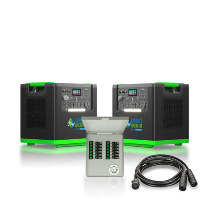 Nature's Generator Lithium 6000 and Transfer Switch