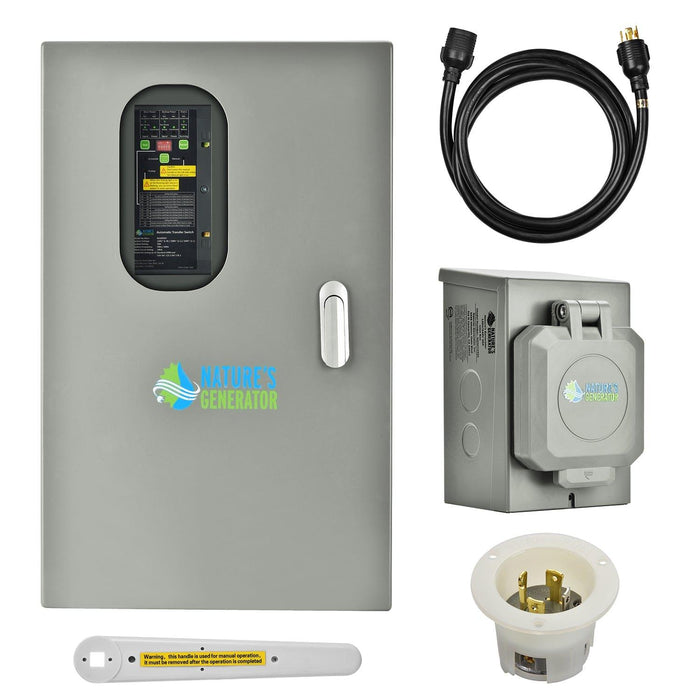 Nature's Generator Lithium 6000 and Transfer Switch