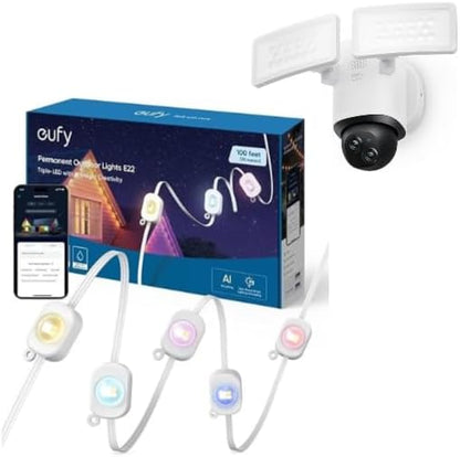 Eufy Permanent Outdoor Light Kit 100-ft