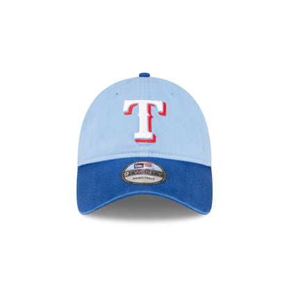 Texas Rangers Core Classic Replica Light Blue 9TWENTY Adjustable Hat