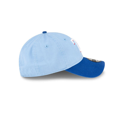 Texas Rangers Core Classic Replica Light Blue 9TWENTY Adjustable Hat